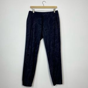 Cambio Snake Print Black Joggers